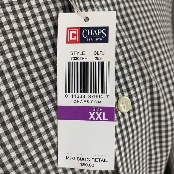 Mens Chaps Button Down Shirt - Picture 5 of 5